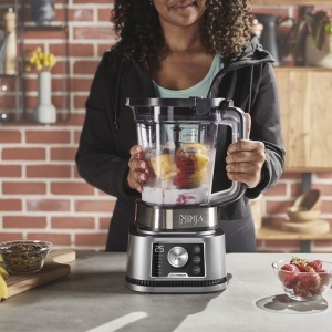 Blender Ninja Foodi Power Nutri Mixer, 1200W, 3-in-1, Argintiu - Img 3