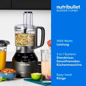 Blender Nutribullet NBF580B, 1200W, 1.8L, Negru - Img 2