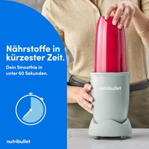 Blender Nutribullet Pro 900 NB904MAJD 900W Extractie Nutrienti Design Compact Verde Mineral - Img 4