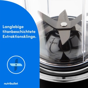Blender Nutribullet Ultra NB1206MB 1200W 900ml si 700ml Gri - Img 3