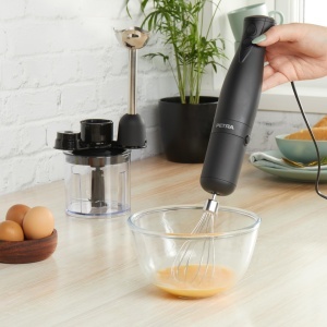 Blender Petra PT2827BMBLKVDE 3-in-1 - Accesorii fara BPA bol de 500 ml cana de 700 ml tel amestec zdrobire 2 viteze lame din otel inoxidabil pentru ma - Img 6