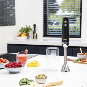 Blender Princess Stabmixer 1200 W cu 3 cutite din inox si viteza reglabila - Img 2