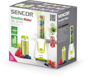 Blender Sencor Ultra Powerful Smoothie Stand, 500W, 2 sticle Tritan, 0.6L si 0.3L, fara BPA, lame din titan, durabil, anti-oxidare - cel mai puternic mini mixer cu suport, ideal pentru - Img 4
