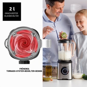 Blender Taurus Prior 1800 W, capacitate 2 L, 6 lame din otel inoxidabil - Img 3