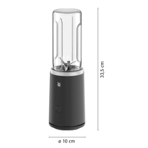 Blender WMF Mix Go Touch Lava 500W Sticla To-Go Antiscurgere - Img 6