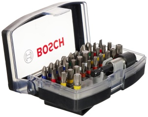 Bosch 32buc. Set de capete de surubelnita foarte dure (Phillips, Pozidriv, Hex, T, TH, S bit, accesorii burghiu/surubelnita si surubelnita) - Img 2