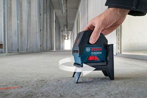 Bosch Professional Cross Line Laser GCL 2-50 (5x baterii AA, raza de lucru: 50m, in carcasa de mestesug) - Img 2