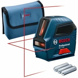 Bosch Professional Line Laser GLL 2-10 (laser rosu, raza de lucru: pana la 10 m, 3x baterie AA, geanta) - Img 1