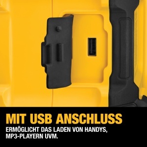 Boxa Bluetooth Dewalt DCR011 Extrem Robusta Compatibila cu Acumulatori XR Li-Ion - Img 7