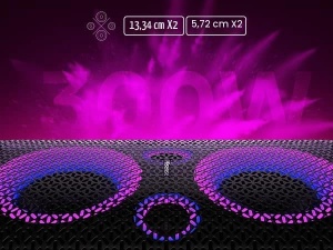 Boxa portabila Hisense Party Thunder, 300 W, 15 ore autonomie, IPX4 - Img 6
