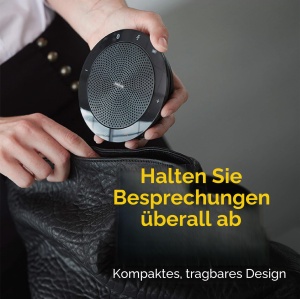 Boxa portabila Jabra Speak 510, Bluetooth, microfon 360 grade, design compact - Img 4