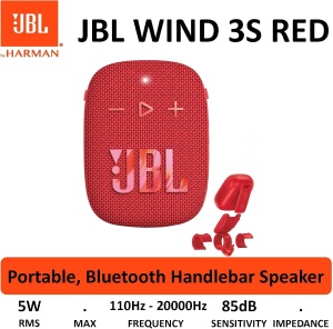 Boxa portabila JBL Wind 3S, Bluetooth, 5W, IP67, Rosu - Img 9