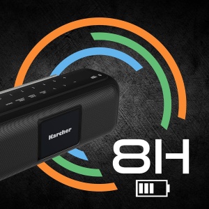 Boxa portabila Karcher DAB Go, Bluetooth, 5W, negru - Img 7