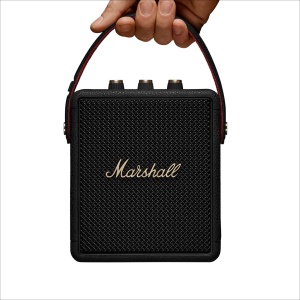 Boxa portabila Marshall Stockwell III - Sunet stereo 360, rezistenta la apa, negru si brass - Img 9