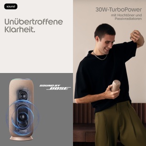 Boxa portabila Motorola Moto Sound Flow cu tehnologie Bose, 30W, IP67, Pantone Warm Taupe - Img 2