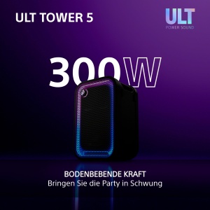 Boxa portabila Sony ULT TOWER 5, 300W, Bluetooth, cu lumini LED - Img 3