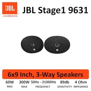 Boxe auto JBL Stage1 9631 300W 3 cai 6x9 inch Negru - Img 11
