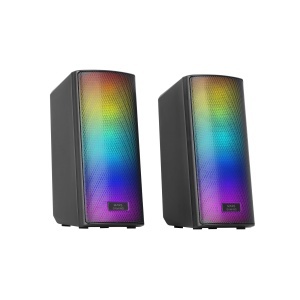 Boxe Bluetooth Mars Gaming MSRGB2, 15W, RGB, USB, Negru
