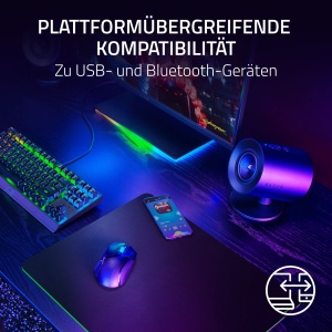 Boxe gaming Razer Nommo V2 X cu sunet THX Spatial, 3 inch, negru - Img 7