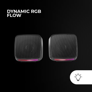 Boxe PC Mars Gaming MS-PRO, 10W, RGB, Negru - Img 4