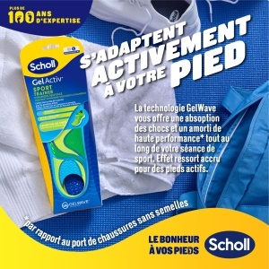 Branturi sport Scholl GelActiv pentru barbati, GelWave, marimi 40-46.5, confort si amortizare - Img 4