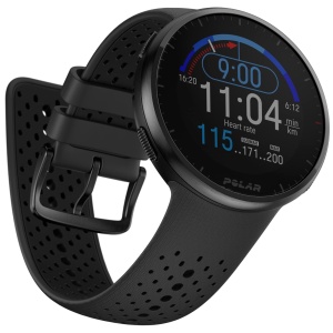 Bratara din silicon Polar Pacer Pro 22mm Gri-Negru S-L - Img 3