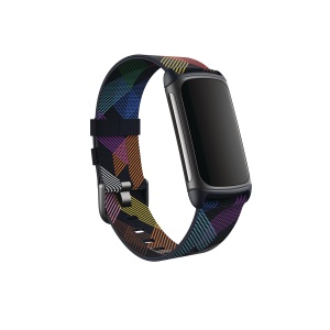 Bratara Fitbit Charge 5, Unisex, Culoare Prism Pride, Mare - Img 3
