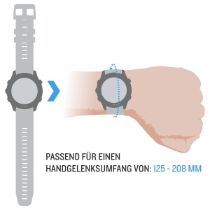 Bratara Garmin Quickfit 20mm din silicon, compatibila cu Fenix, Instinct, Descent - Img 4