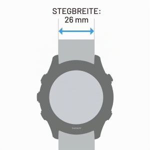 Bratara Garmin Quickfit 26mm din silicon, compatibila cu Fenix, Instinct, Forerunner - Img 3