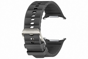 Bratara sport pentru ceas inteligent Samsung Galaxy Watch Ultra, elastic, gri inchis - Img 3
