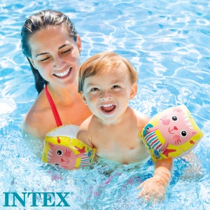 Bratari Intex Happy Kitten, 20 cm x 15 cm, 2 camere de aer, pentru copii - Img 2
