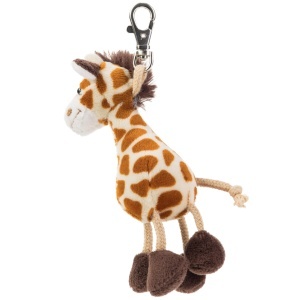 Breloc din plus Schaffer 0238 Giraffe Bahati, design dragut, lavabil la 30C - Img 3