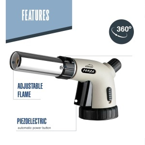 Brenner profesional Lacor Forza 68899 piezoelectric flacara reglabila sistem 360 grade - Img 3