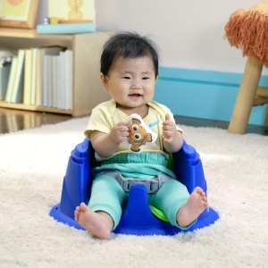 Bright Starts Disney Baby SuperSeat 3-in-1 Albastru Scaun Activitati si Masa pentru Copii 6 Luni - 3 Ani - Img 2