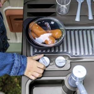 Bucatarie de Vara pentru Exterior Smoby Life cu Grill si Spalatorie, 17 Piese - Img 5