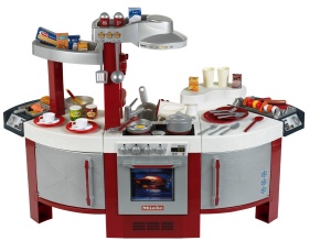 Bucatarie pentru copii Theo Klein Miele Nr. 1, 137 cm, cu sunete si accesorii