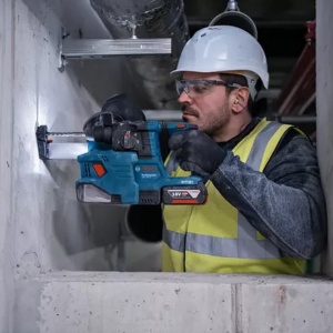 Burghiu cu percutie Bosch Professional GBH 18V-22, 18V, KickBack Control, Vibration Control - Img 4