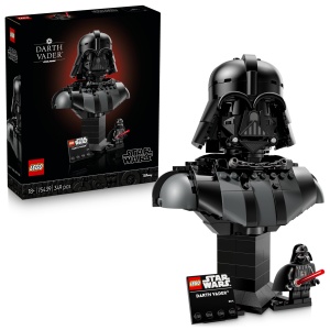 Busta LEGO Star Wars 75439 Darth Vader pentru adulti, 349 piese, cu minifigura