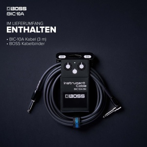 Cablu Instrument BOSS BIC-10A, 3m, 6.3mm, 6 culori disponibile - Img 6