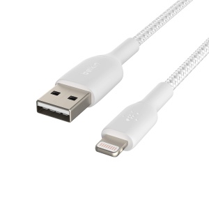 Cablu Lightning Belkin 2m, Alb, MFi-certificat, pentru iPhone, iPad, AirPods - Img 5