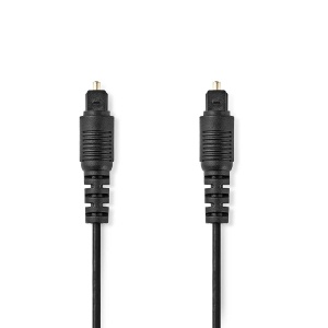 Cablul audio optic NEDIS Toslink, 1 m, negru, PVC - Img 2