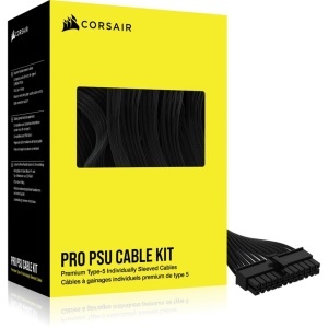 Cabluri PSU Corsair Premium Tip-5 Pro Kit, Negru, 600W PCIe Gen 5