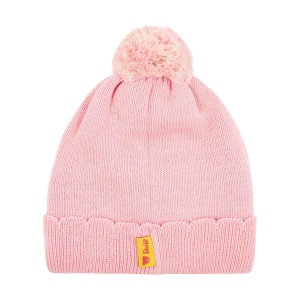 Caciula Steiff Beanie, roz poignant, pentru copii, moale si calduroasa - Img 2