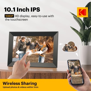 Cadru foto digital Kodak 10.1 inch, 32 GB, touchscreen HD, negru - Img 3