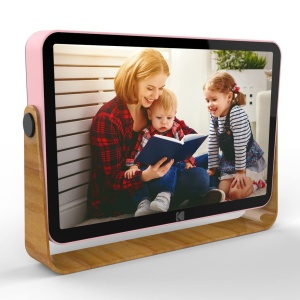 Cadru foto digital Kodak RWF-108, 10 inch, WiFi 6, 32 GB, roz - Img 1