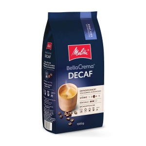 Cafea boabe Melitta BellaCrema Decaf, 1kg, entkoffeiniert, prajire medie