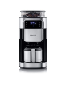Cafetiera cu rasnita Severin KA 4814, 1000 W, 8 cesti, 1 L, negru