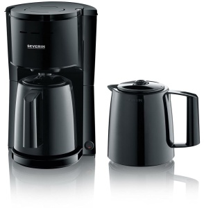Cafetiera SEVERIN KA 9252 1000W 2 carafe termice Negru