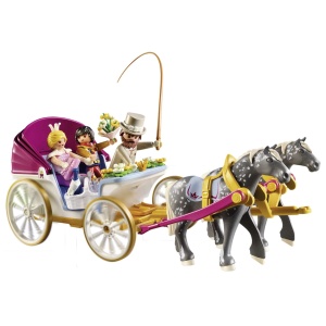 Cai cu trasura PLAYMOBIL Princess 70449, 60 piese, pentru copii de la 4 ani - Img 4