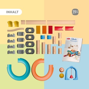 Cale ferata cu bile HABA Kullerbu 11 propuneri de montaj pentru copii 1-4 ani - Img 4